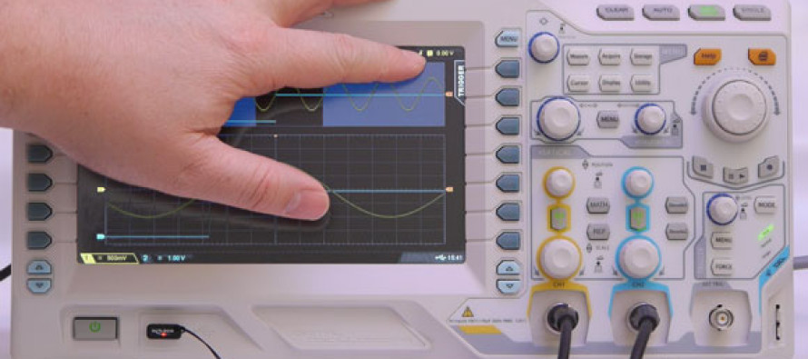 Gadget Inspektor:<br/>Rigol DS2202 Benutzerinterface