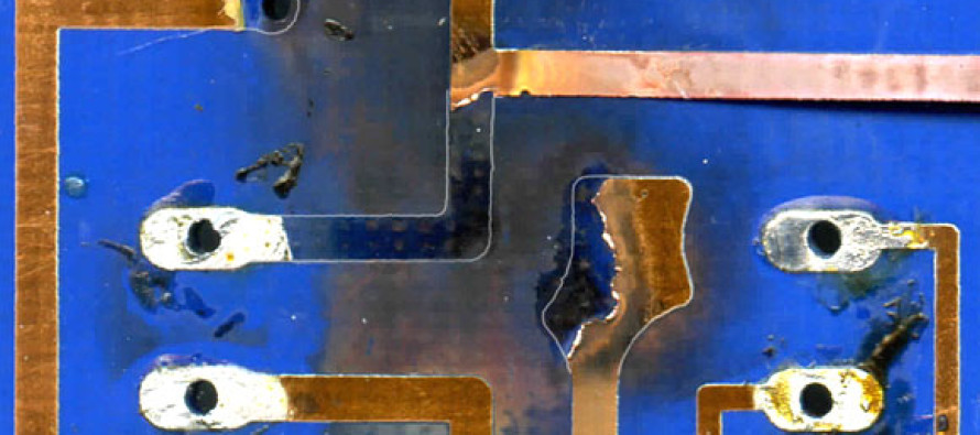 Netzspannung auf einer Platine