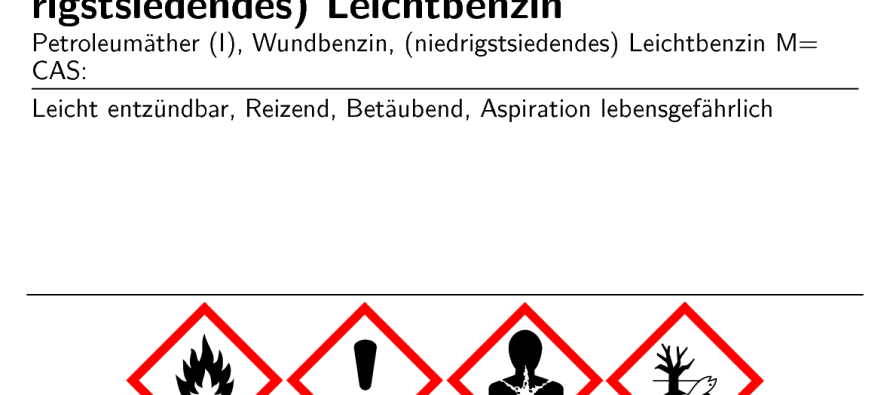 Online: Chemikalien-Etiketten
